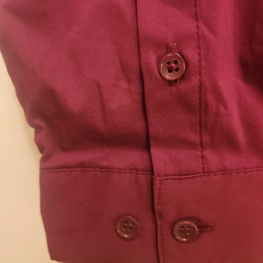 Simply Styled Plum Longsleeve Button Shirt NWT - Picture 6 of 8